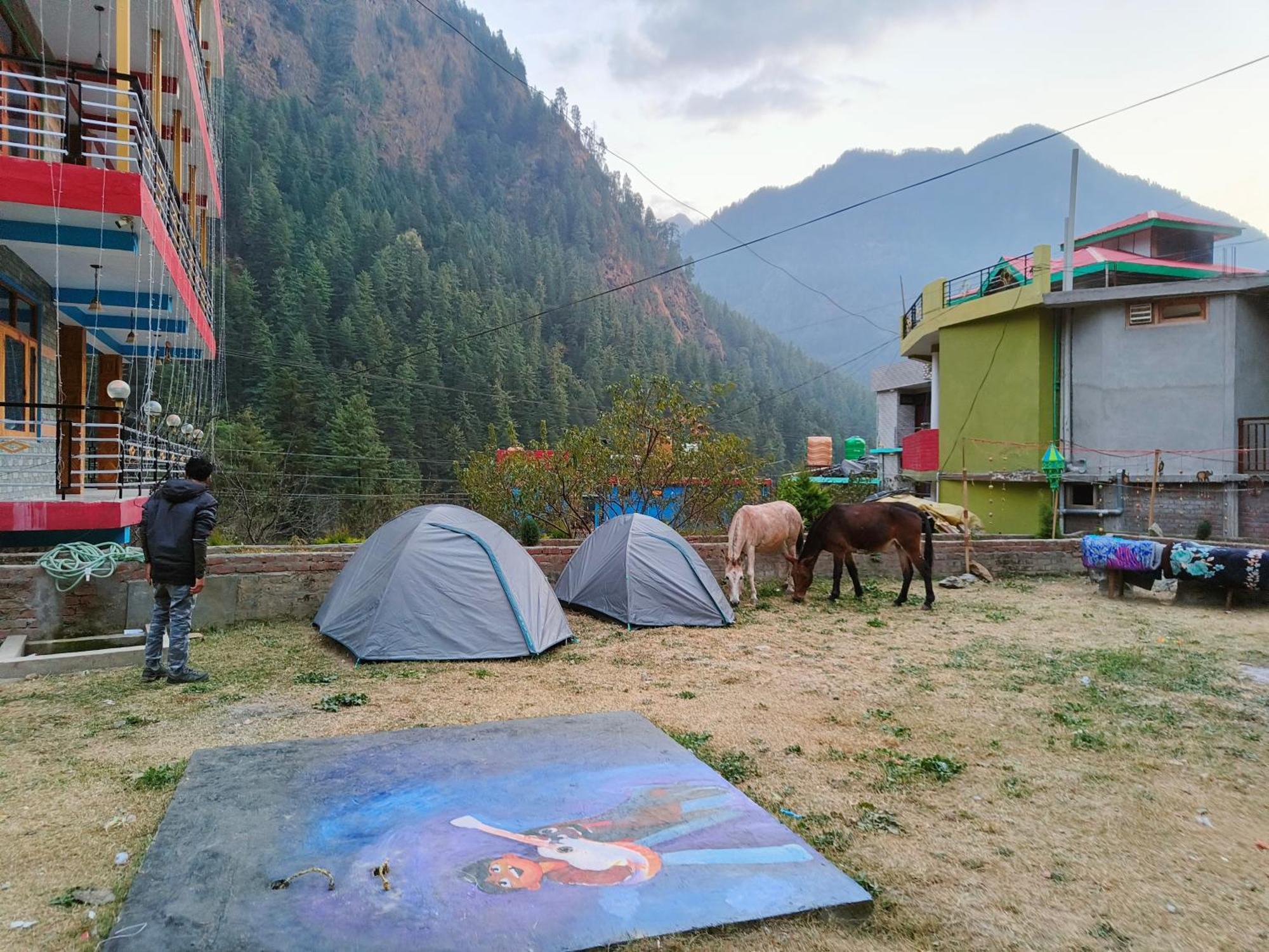 Dog N Hill Hotel Kasol Exterior foto